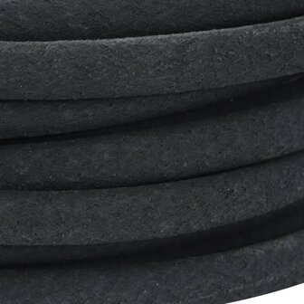 Druppelslang 0,6&amp;apos;&amp;apos; 10 m rubber zwart 8