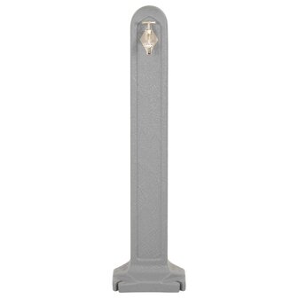 Waterzuil met kraan steen-look lichtgrijs 3