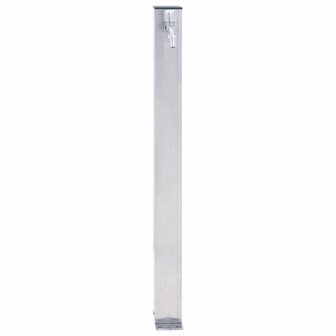Waterzuil vierkant 40 cm roestvrij staal 2