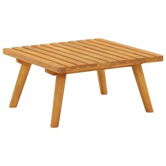 Tuinvoetenbank met kussen 60x60x29 cm massief acaciahout 4
