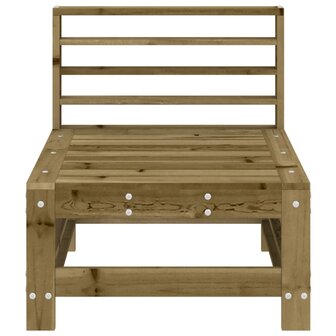 Tuinmiddenbanken 2 st ge&iuml;mpregneerd grenenhout 4