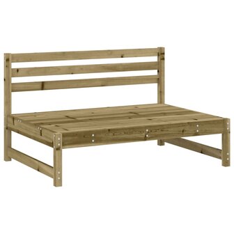 Tuinmiddenbank 120x80 cm ge&iuml;mpregneerd grenenhout 2