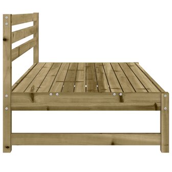 Tuinmiddenbank 120x80 cm ge&iuml;mpregneerd grenenhout 4