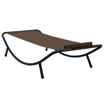 Tuinbed 200x90 cm staal bruin 2