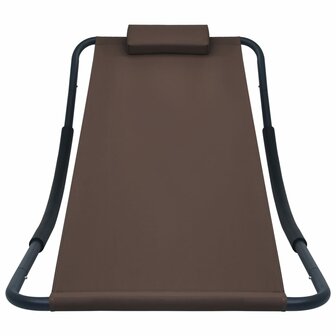 Tuinbed 200x90 cm staal bruin 2