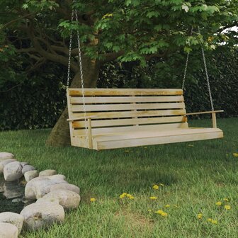 Schommelbank 155x65x60 cm ge&iuml;mpregneerd grenenhout 1
