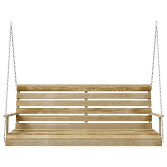 Schommelbank 155x65x60 cm ge&iuml;mpregneerd grenenhout 3