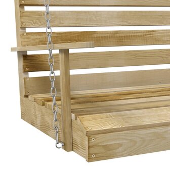 Schommelbank 110 cm ge&iuml;mpregneerd grenenhout 5