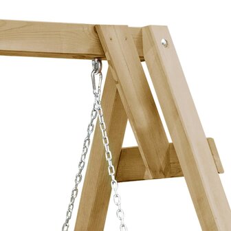 Schommelbank 205x150x157 cm ge&iuml;mpregneerd grenenhout 4