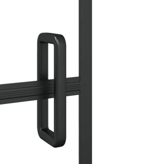 Douchewand 80x140 cm ESG zwart 4