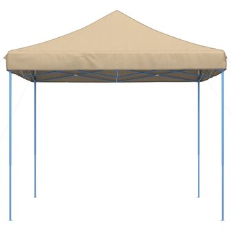 Partytent inklapbaar pop-up 292x292x315 cm beige 4