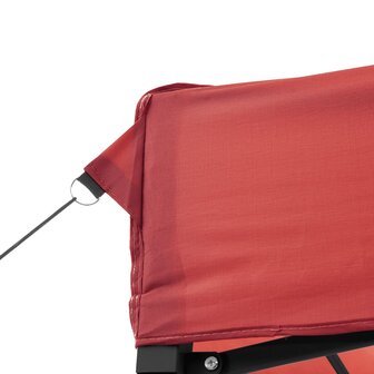 Partytent inklapbaar pop-up 200x200x306 cm bordeauxrood 7