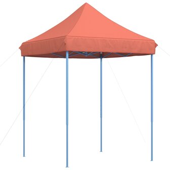 Partytent inklapbaar pop-up 200x200x306 cm terracotta 5