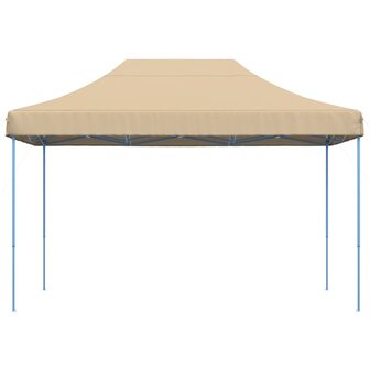 Partytent inklapbaar pop-up 410x279x315 cm beige 3