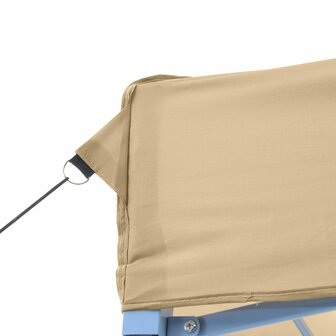 Partytent inklapbaar pop-up 410x279x315 cm beige 7