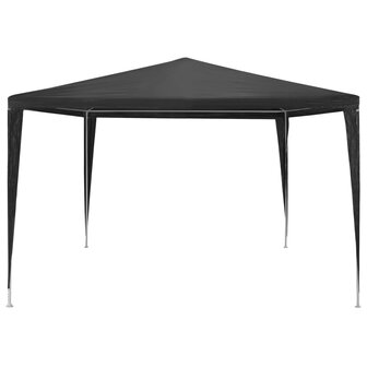 Partytent 3x3 m PE antraciet 3