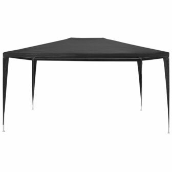 Partytent 3x4 m PE antraciet 3