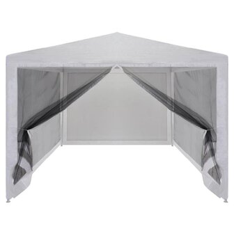 Partytent met 4 mesh zijwanden 3x3 m 3