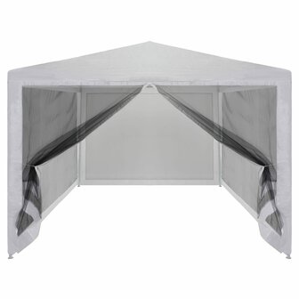 Partytent met 4 mesh zijwanden 4x3 m 3