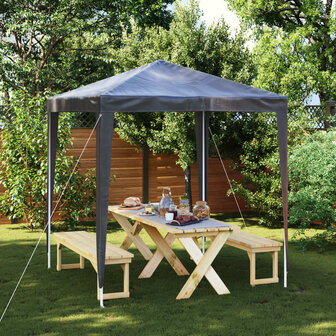 Partytent professioneel 2x2 m antraciet 1