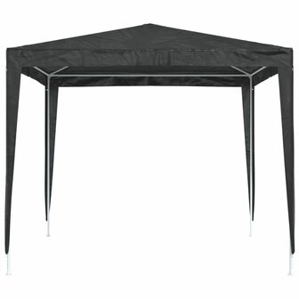 Partytent professioneel 90 g/m&sup2; 2,5x2,5 m antraciet 3