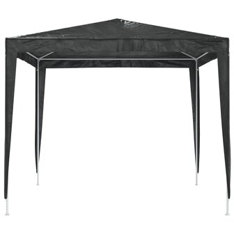 Partytent professioneel 90 g/m&sup2; 2,5x2,5 m antraciet 4