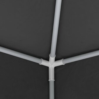 Partytent met wanden professioneel 90 g/m&sup2; 2,5x2,5 m antraciet 5