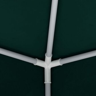 Partytent met zijwanden professioneel 90 g/m&sup2; 2,5x2,5 m groen 5