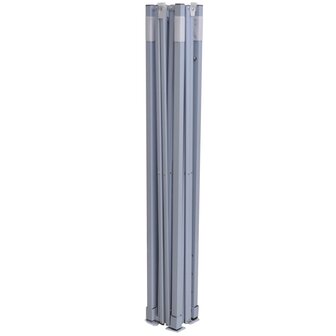 Partytent professioneel inklapbaar 2x2 m staal cr&egrave;me 6