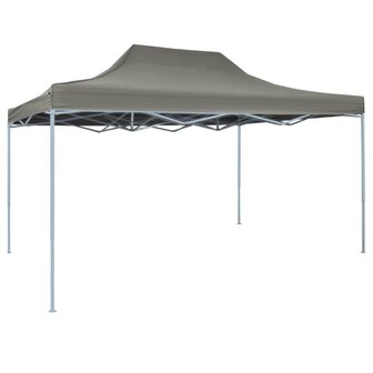 Partytent inklapbaar 3x4 m staal antraciet 1