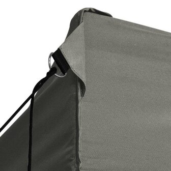 Partytent inklapbaar 3x4 m staal antraciet 3