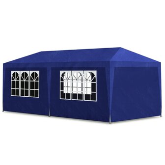 Partytent 3x6 m blauw 2
