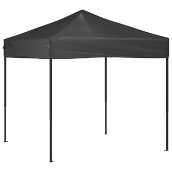 Partytent inklapbaar 2x2 m antracietkleurig 2