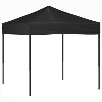 Partytent inklapbaar 2x2 m zwart 2