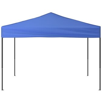 Partytent inklapbaar 3x3 m blauw 3