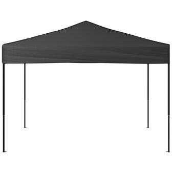 Partytent inklapbaar 3x3 m antracietkleurig 3