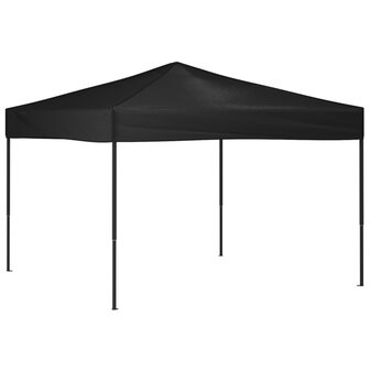 Partytent inklapbaar 3x3 m zwart 2