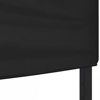 Partytent inklapbaar 3x3 m zwart 4