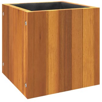 Plantenbak 25x25x25 cm massief acaciahout 7