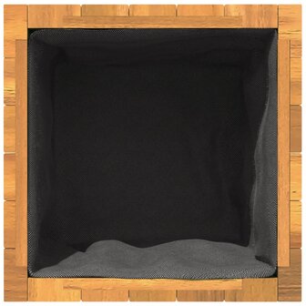 Plantenbak 25x25x25 cm massief acaciahout 8