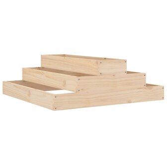 Plantenbak 80x80x27 cm massief grenenhout 2