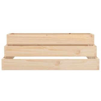 Plantenbak 80x80x27 cm massief grenenhout 4