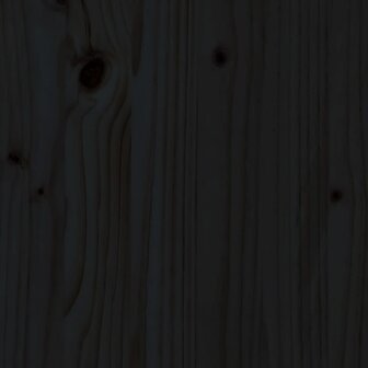Plantenbak verhoogd hekontwerp 100x30x30 cm grenenhout zwart 8