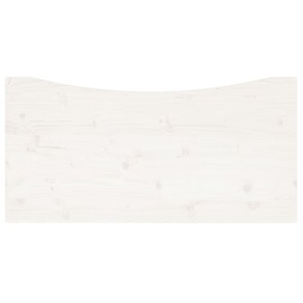 Bureaublad 110x55x2,5 cm massief grenenhout wit 4
