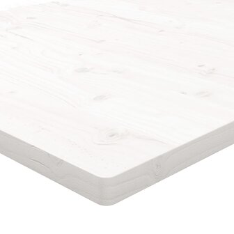 Bureaublad 110x55x2,5 cm massief grenenhout wit 5