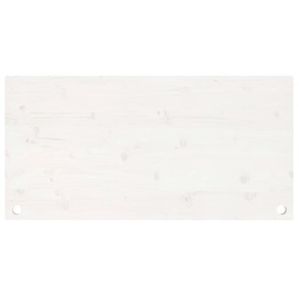 Bureaublad 110x55x2,5 cm massief grenenhout wit 4