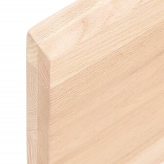 Wandschap 60x10x4 cm onbehandeld massief eikenhout 6