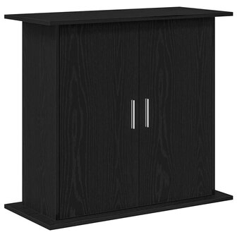 Aquariumstandaard 81x36x73 cm spaanplaat zwart eikenkleurig 2