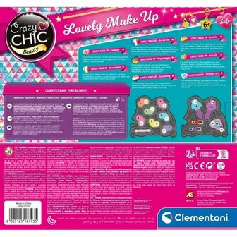 Kinder Make-up Set Clementoni Crazy Chic Beauty Lovely Make up Multicolour 5