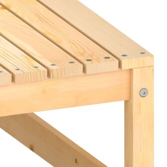 2-delige Loungeset met kussens massief grenenhout 9